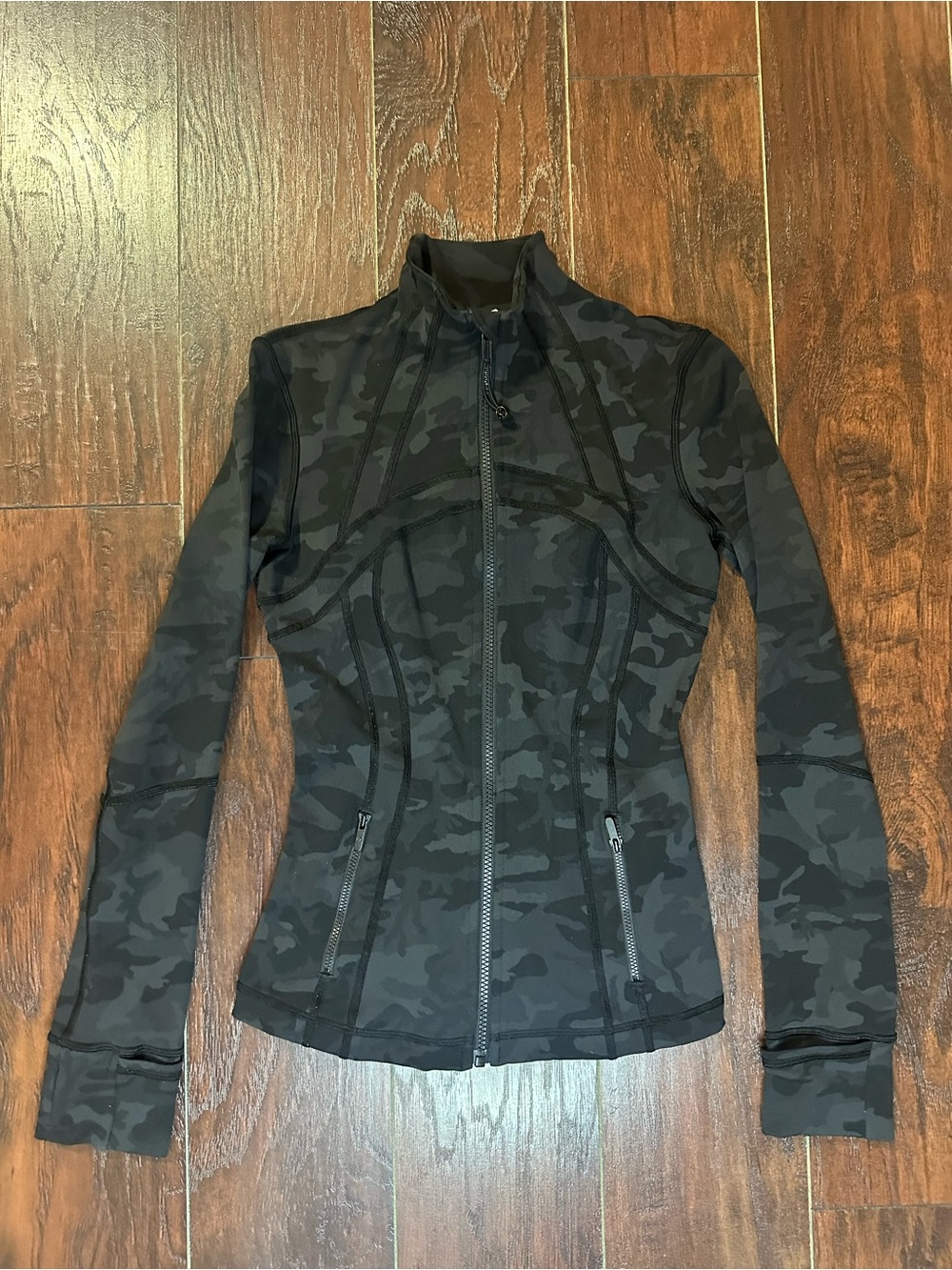 Lululemon Define Jacket size 4 Incognito Camo Multi Grey